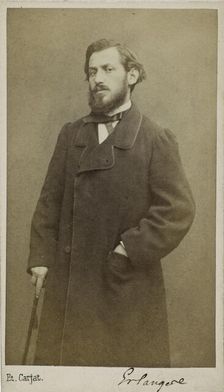 Portrait of the composer Camille Erlanger (1863-1919). Creator: Carjat, Étienne (1828-1906)