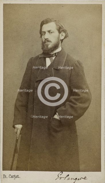Portrait of the composer Camille Erlanger (1863-1919). Creator: Carjat, Étienne (1828-1906).