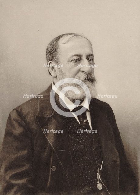 Portrait of the composer Camille Saint-Saëns (1835-1921), 1900. Creator: Anonymous.