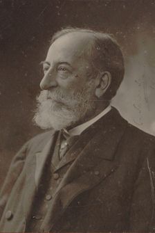 Portrait of the composer Camille Saint-Saëns (1835-1921), 1910. Creator: Photo studio Nadar
