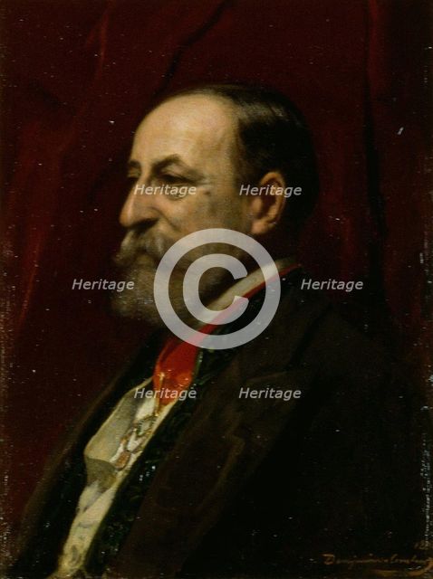 Portrait of the composer Camille Saint-Saëns (1835-1921).