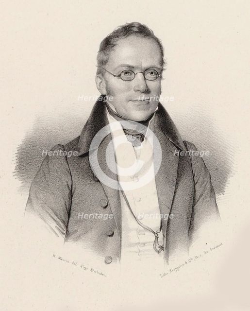Portrait of the composer Carl Czerny (1791-1857), 1857.