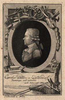 Portrait of the composer Carl Ditters von Dittersdorf (1739-1799), 1786. Creator: Loeschenkohl, Johann Hieronymus (1753-1807)
