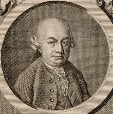 Portrait of the composer Carl Philipp Emanuel Bach (1714-1788)