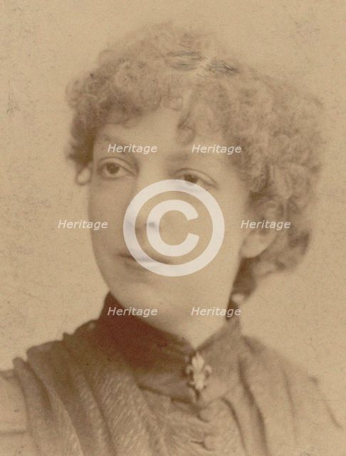 Portrait of the composer Cécile Chaminade (1857-1944), 1885.