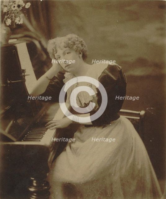Portrait of the composer Cécile Chaminade (1857-1944), 1890.