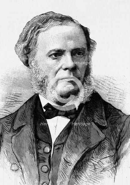 Portrait of the composer César Franck (1822-1890), 1890. Creator: Anonymous.