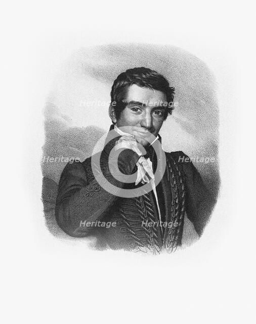 Portrait of the composer Cesare Pugni (1802-1870). Creator: Anonymous.