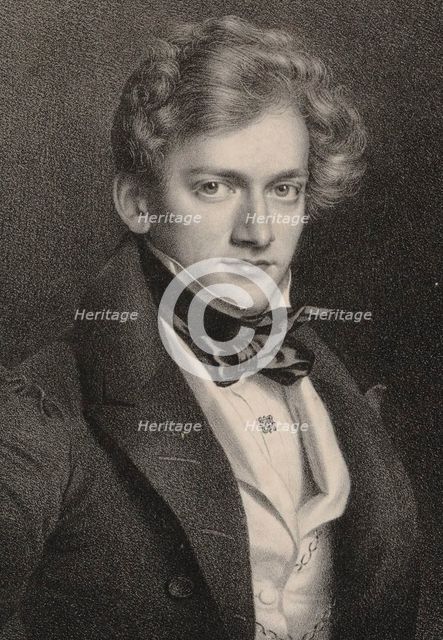 Portrait of the composer Charles-Auguste de Bériot (1802-1870), 1830.