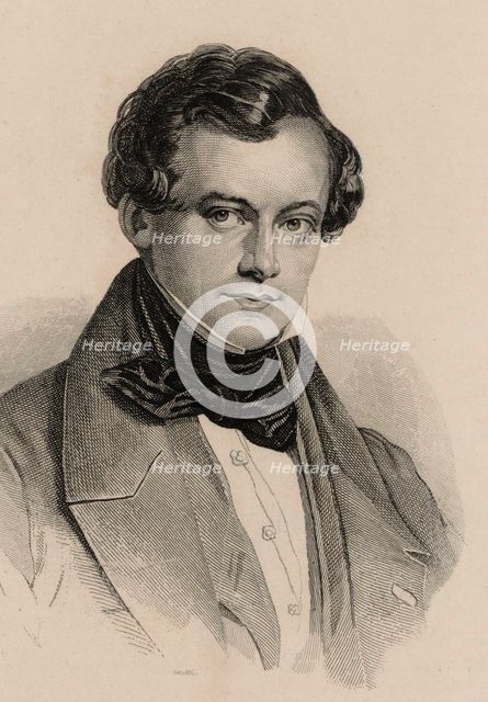 Portrait of the composer Charles-Auguste de Bériot (1802-1870), 1836.