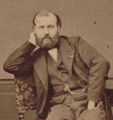 Portrait of the composer Charles Gounod (1818-1893), 1875. Creator: Photo studio Mayer & Pierson