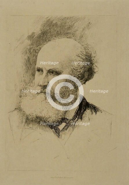 Portrait of the composer Charles Gounod (1818-1893).
