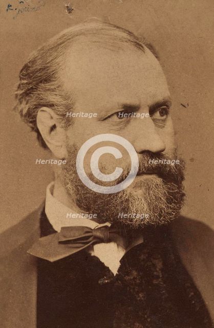 Portrait of the composer Charles Gounod (1818-1893), c. 1870. Creator: Anonymous.