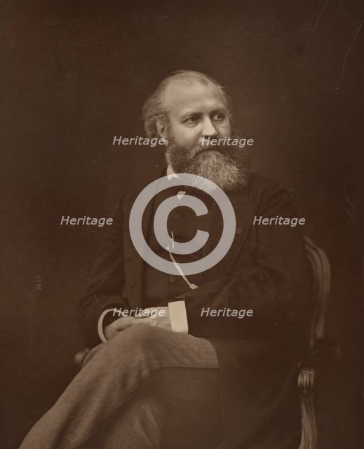 Portrait of the composer Charles Gounod (1818-1893), c. 1880. Creator: Mulnier, Ferdinand (1817-1891).
