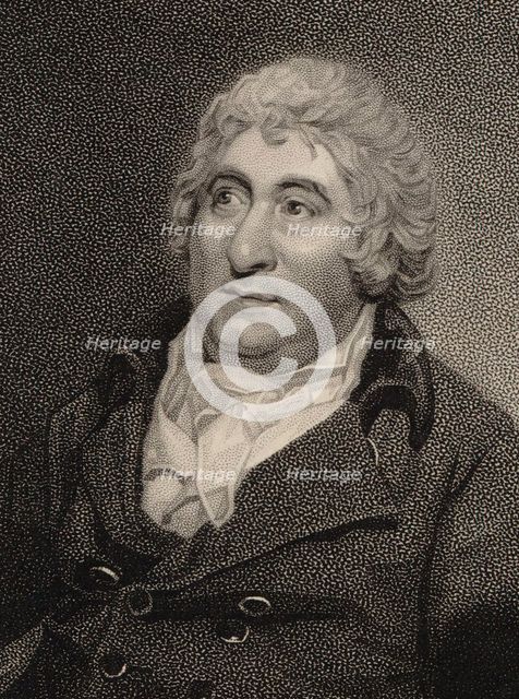 Portrait of the composer Charles Dibdin (1745-1814), 1814.