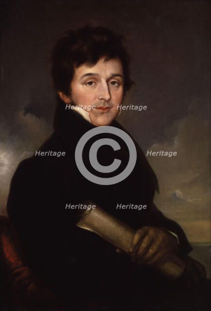 Portrait of the composer Charles Edward Horn (1786-1849), ca 1825. Artist: Stroely (Stroehling), Peter Eduard (1768-1826)