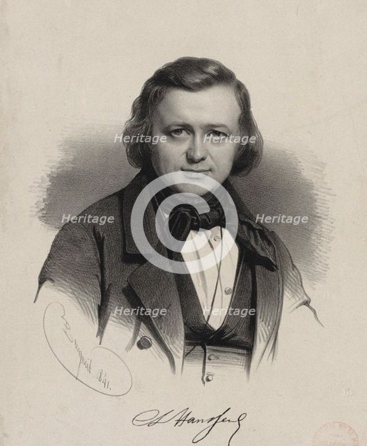 Portrait of the composer Charles-Louis Hanssens (1802-1871), 1841.