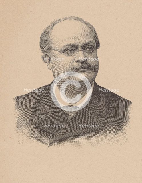 Portrait of the Composer Charles Lecocq (1832-1918). Creator: Anonymous.