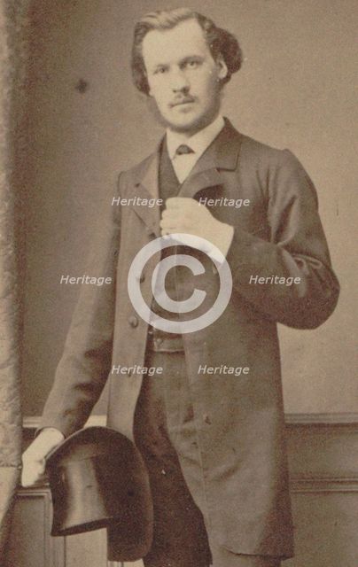 Portrait of the Composer Charles Lenepveu (1840-1910) , 1870. Creator: Blanc, Numa (1816-1897).