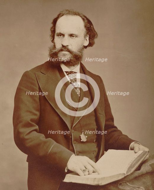 Portrait of the Composer Charles Lenepveu (1840-1910) , 1875. Creator: Terpereau, Alphonse (1839-1897).
