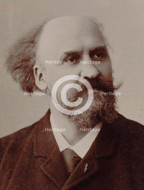 Portrait of the Composer Charles Lenepveu (1840-1910) , 1891. Creator: Photo studio J. Fontaine, Rouen  .
