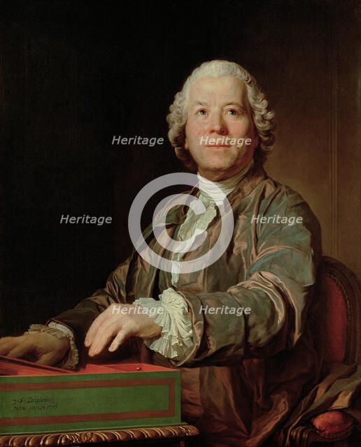 Portrait of the composer Christoph Willibald Ritter von Gluck (1714-1787), 1775. Artist: Duplessis, Joseph-Siffred (1725-1802)