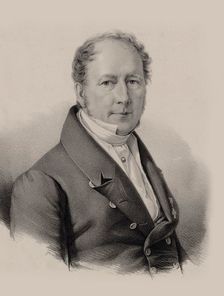 Portrait of the Composer Christoph Ernst Friedrich Weyse (1774-1842). Creator: Baerentzen, Emilius Ditlev (1799-1868)