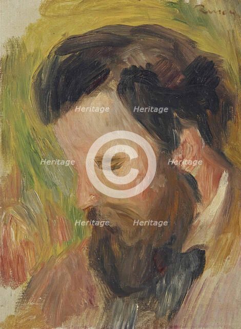 Portrait of the Composer Claude Terrasse (1867-1923), ca 1897. Creator: Renoir, Pierre Auguste (1841-1919).