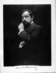 Portrait of the composer Claude Debussy (1862-1918), 1900s