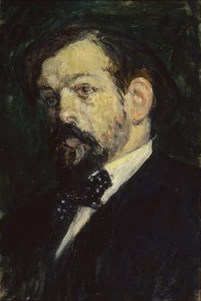 Portrait of the composer Claude Debussy (1862-1918), 1903. Creator: Blanche, Jacques-Émile (1861-1942)