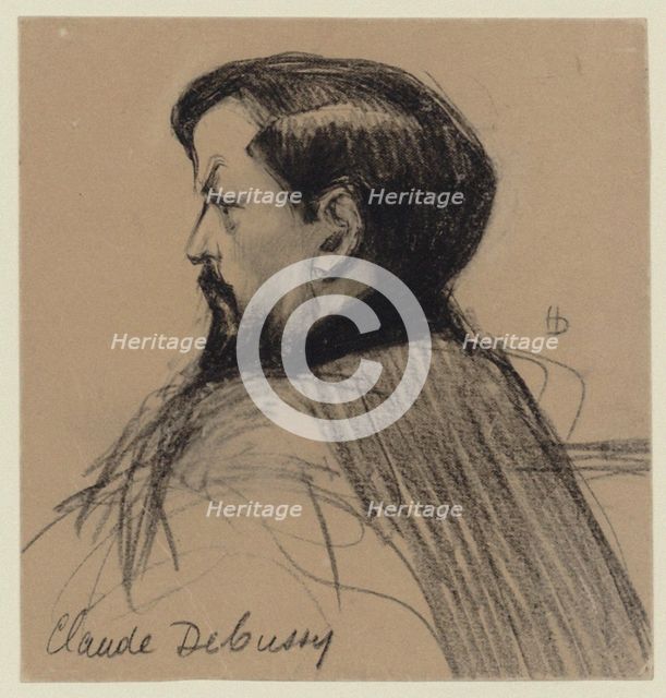 Portrait of the composer Claude Debussy (1862-1918).