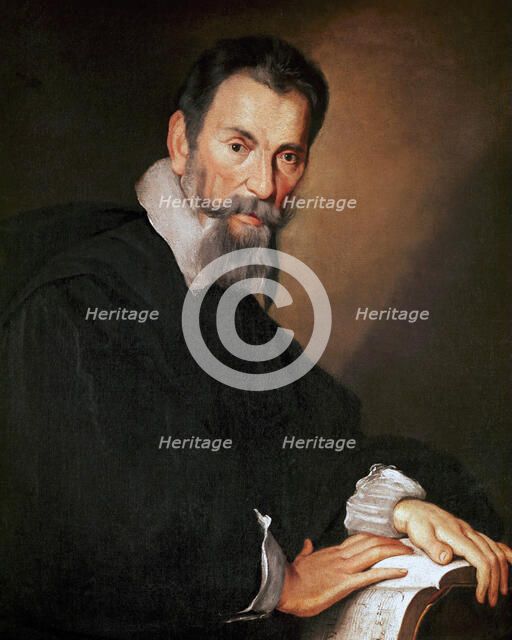 Portrait of the composer Claudio Monteverdi (1567-1643), .