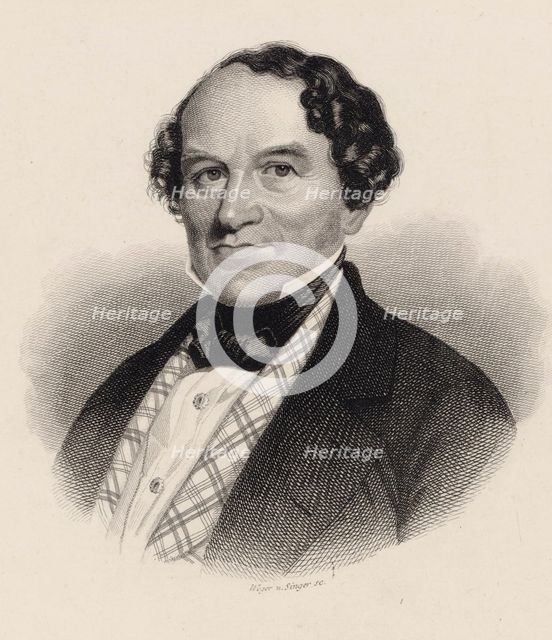 Portrait of the composer Conradin Kreutzer (1780-1849).