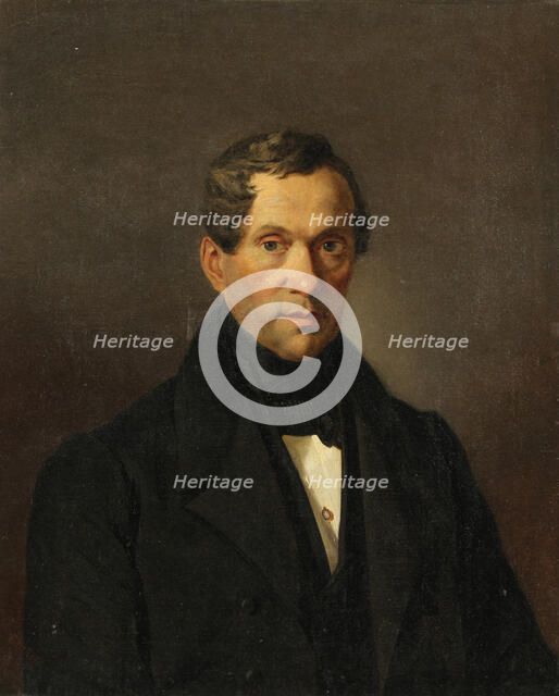 Portrait of the composer Count Matvey Vielgorsky (1794-1866), 1838. Artist: Briullov, Karl Pavlovich (1799-1852)