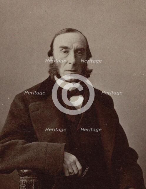 Portrait of the Composer Count Nicolò Gabrielli (1814-1891), ca. 1886-1890. Creator: Photo studio Nadar.