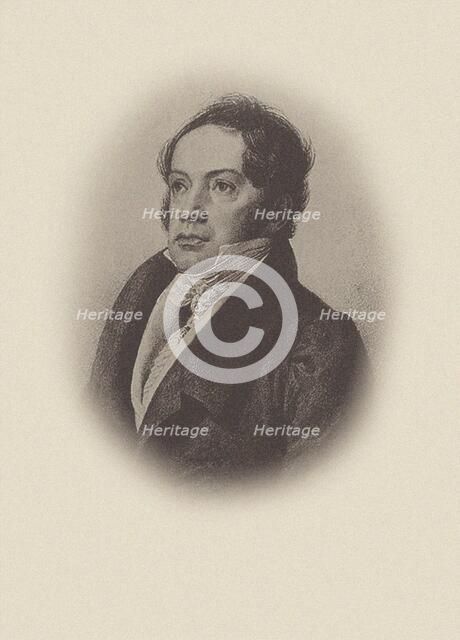 Portrait of the Composer Count Wenzel Robert von Gallenberg (1783-1839). Creator: Anonymous.