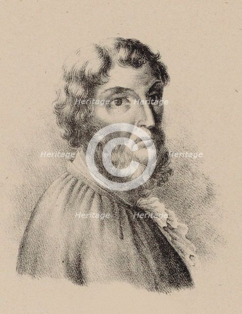 Portrait of the Composer Cristóbal de Morales. Creator: Anonymous.
