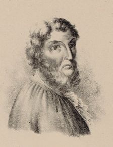 Portrait of the Composer Cristóbal de Morales. Creator: Anonymous