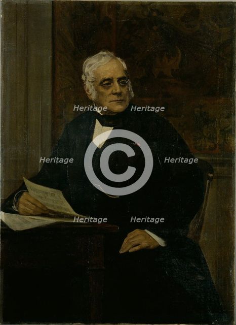 Portrait of the composer Daniel-François-Esprit Auber (1782-1871).