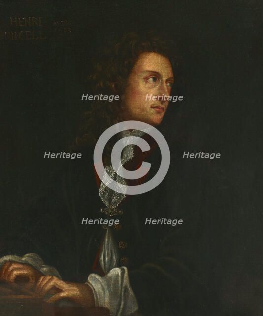 Portrait of the composer Daniel Purcell (1664-1717), 1693. Creator: Anonymous.