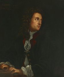 Portrait of the composer Daniel Purcell (1664-1717), 1693. Creator: Anonymous