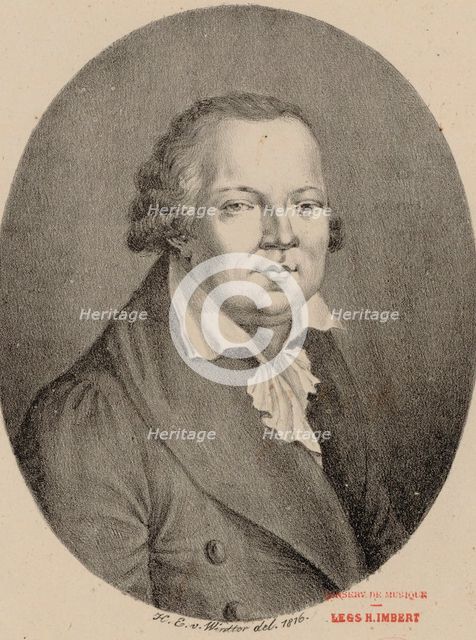 Portrait of the composer Domenico Cimarosa (1749-1801), 1816.
