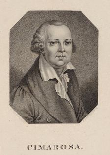 Portrait of the composer Domenico Cimarosa (1749-1801), 1820