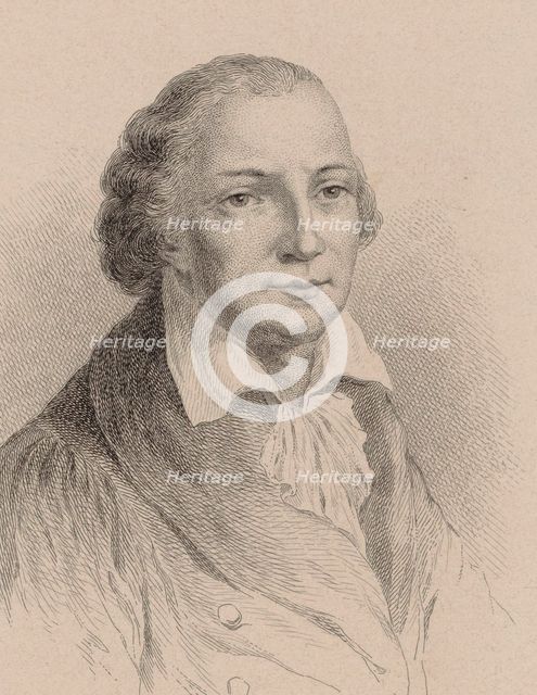 Portrait of the composer Domenico Cimarosa (1749-1801).