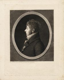 Portrait of the composer Étienne Nicolas Méhul (1763-1817). Creator: Quenedey, Edmé (1756-1830)
