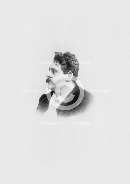 Portrait of the composer Eugen Lindner (1858-1915). Creator: Anonymous.