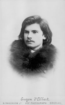 Portrait of the composer Eugène d'Albert (1864-1932)
