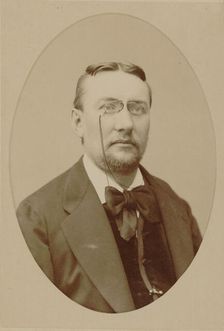 Portrait of the composer Eugène-Jean-Baptiste Anthiome (1836-1916), 1880. Creator: Petit, Pierre (1598-1677)