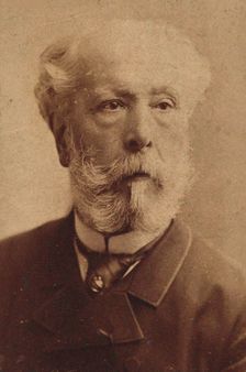 Portrait of the Composer Édouard Lalo (1823-1892), ca 1885. Creator: Anonymous