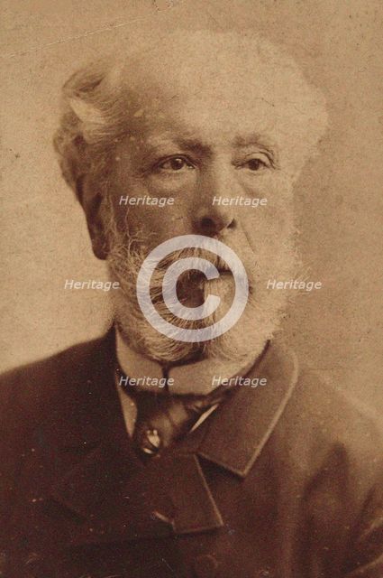 Portrait of the Composer Édouard Lalo (1823-1892), ca 1885. Creator: Anonymous.